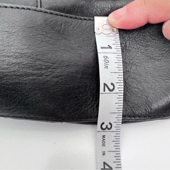 Coach Heritage Web Leather Foldover Tote - Picture 11 of 14